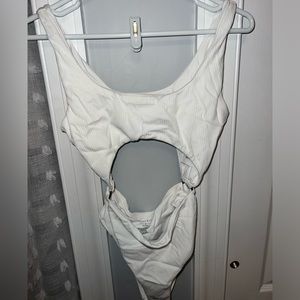 Brand new PacSun white one piece swimsuit